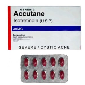 Accufyne 30 Isotretinoinee Anti Acne for Active Acne & Pimples (Roaccu,tane ,Accu,tane)