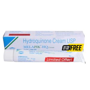 Melapik -HQ  Cream Hydroq 4% For Skin Whitening & Lightning 20gms