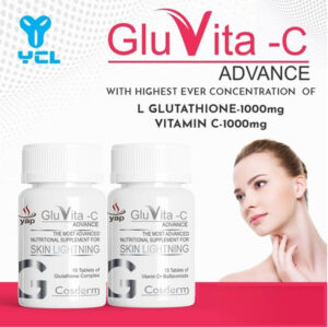 Gluvita-C Advance Skin Lightening Nutritional Supplement Kit (30 tabs)