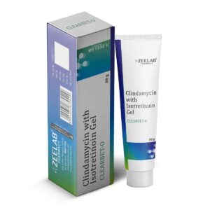 Isotretynoine Clendamycine  Anti Acne Gel Clearbet O 30gm