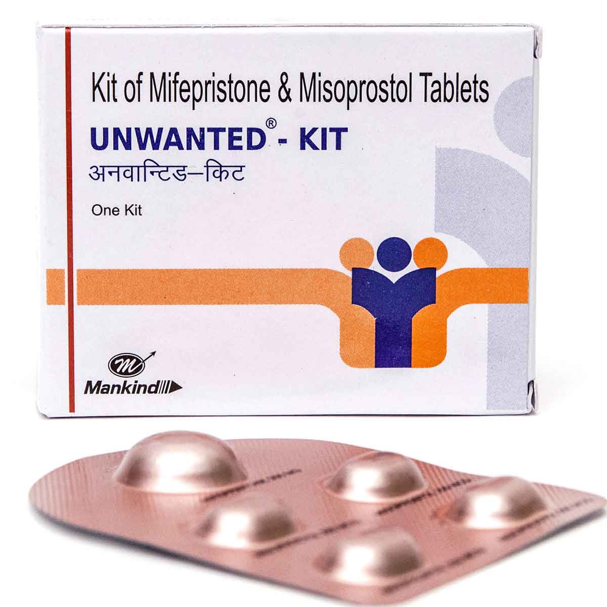 Unwanted pregnancyee kit tablets 5 Pils kit misoprostolle & mifepristonee